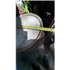 Image 5 : Wooden Barrel with Metal Hoops, 36" x 24"