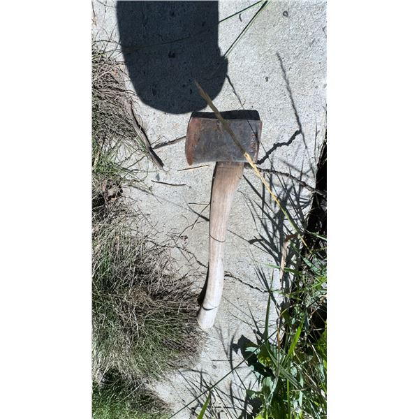Single-Bit Axe with Wood Handle
