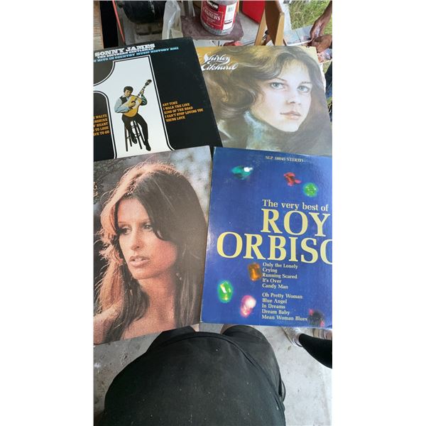 4 Vinyl Records Including Roy Orbison and Connie Francis