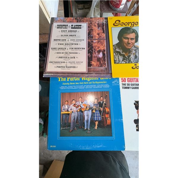 4 Country Music Vinyl LP Records