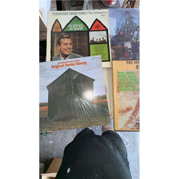 5 Country and Gospel Vinyl Records