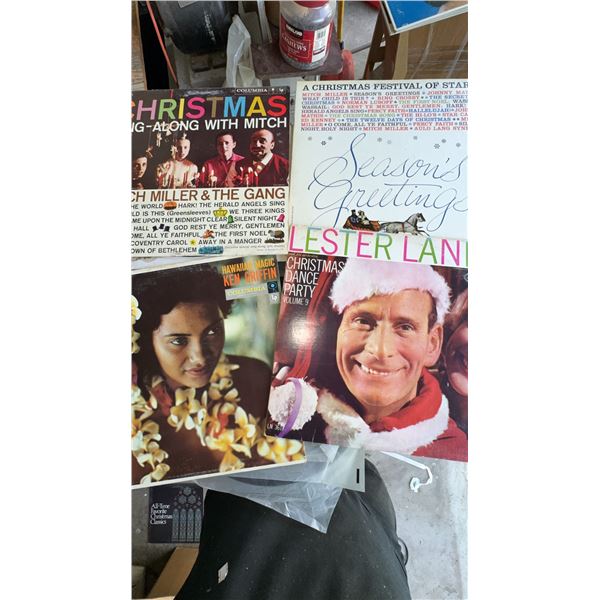 3 Vintage Christmas Vinyl Records