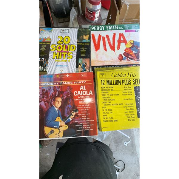 5 Assorted Vinyl LP Records