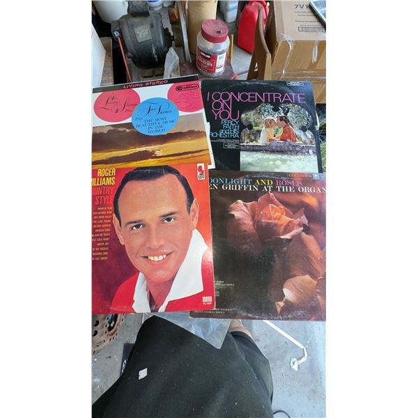 4 Vinyl LP Records - Percy Faith, Roger Williams, Don Griffin
