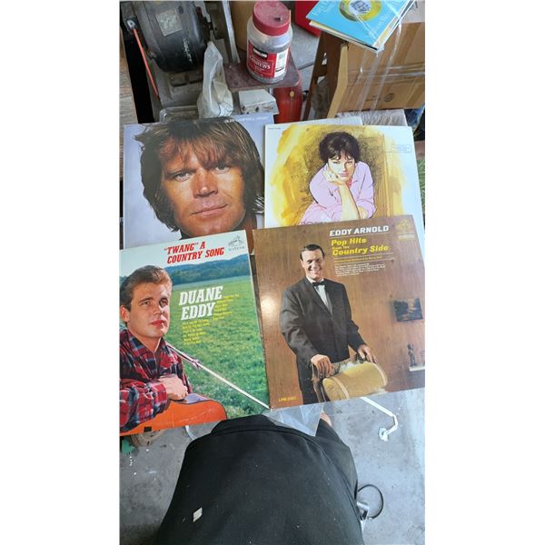4 Country Music Vinyl Records Various Artists