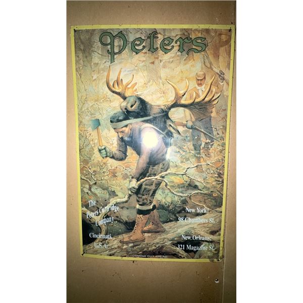 Peters Cartridge Company Hunting Advertisement Poster