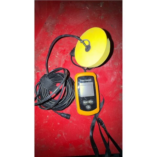 Portable Electronic Fish Finder with Transducer