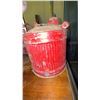 Image 2 : Red Metal Gasoline Cans with Handles, Pair