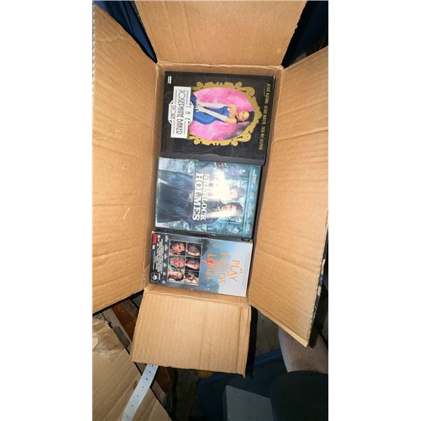 DVDs and VHS Tapes Including Sherlock Holmes and Classics