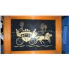 Image 1 : Framed Horse and Carriage Silhouette Artworks
