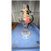 Image 1 : Clear Glass Oil Lamp with Metal Burner Top
