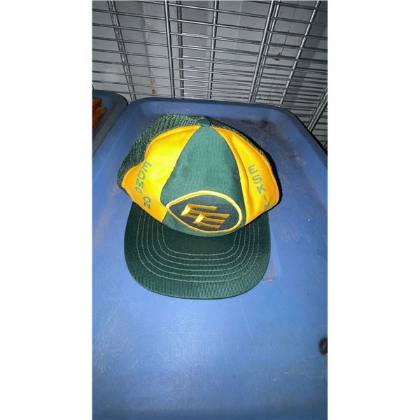Edmonton Eskimos Green and Yellow Mesh Trucker Hat