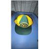 Image 1 : Edmonton Eskimos Green and Yellow Mesh Trucker Hat