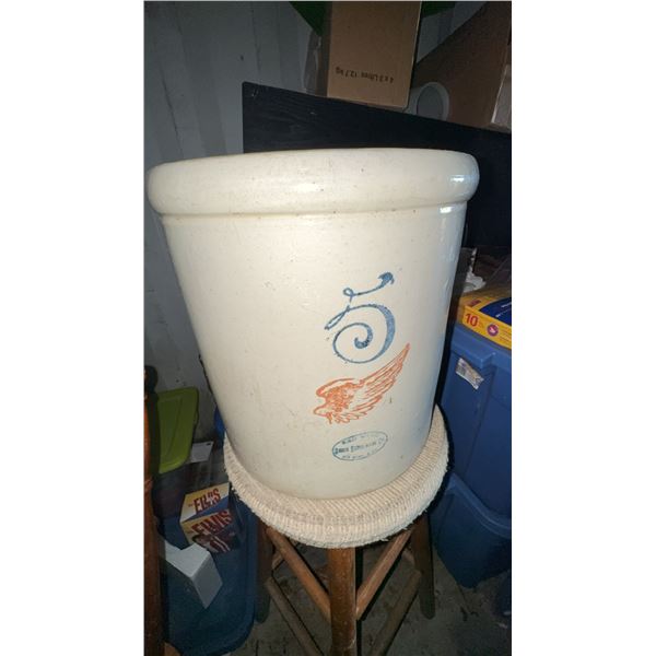 Red Wing Union Stoneware 5 Gallon Crock