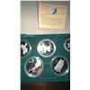 Image 3 : 1988 Calgary Olympic Winter Games Silver $20 Coin Set (12 Coins, RCM)