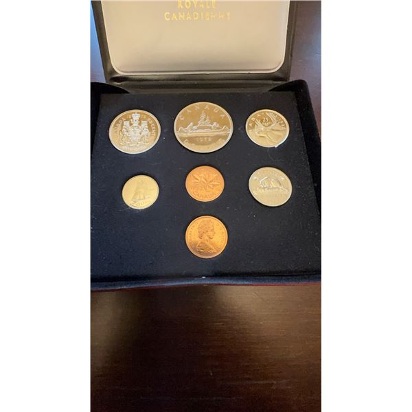 1972 Royal Canadian Mint Proof-Like Coin Set in Case
