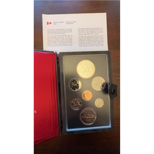 1978 Royal Canadian Mint Double Struck Proof Coin Set