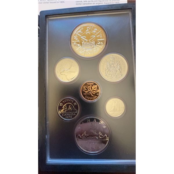 1978 Royal Canadian Mint Double Dollar Proof Set