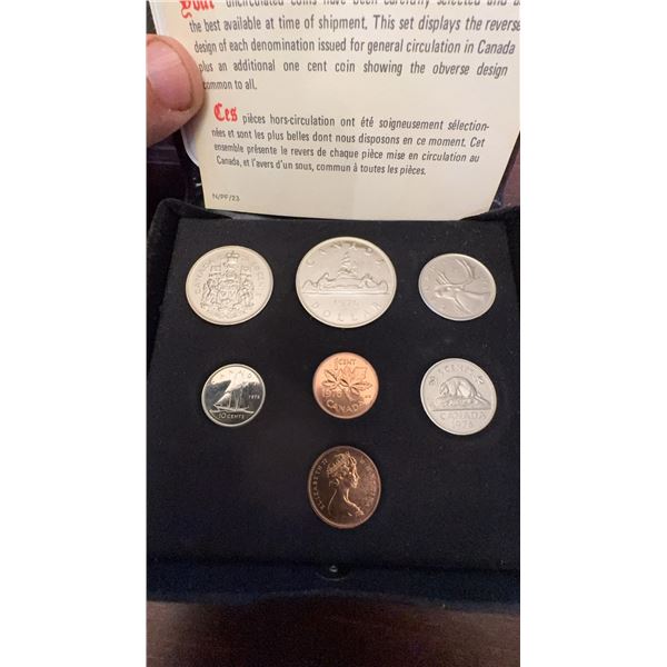 1976 Canada Uncirculated 7-Coin Set with Original Case