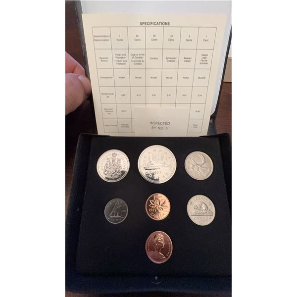 1977 Canada Specimen 7-Coin Set in Original Case