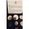 Image 2 : 1975 Royal Canadian Mint Uncirculated Coin Set in Case