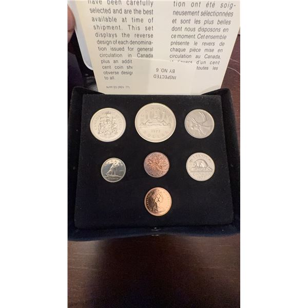 1977 Royal Canadian Mint Uncirculated Coin Set