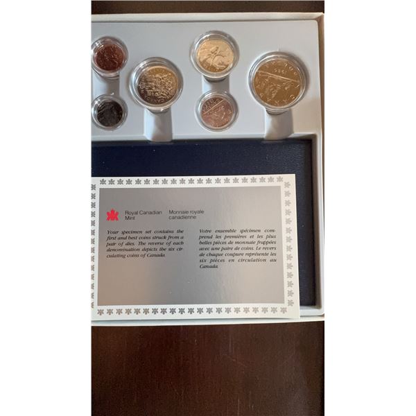 1986 Royal Canadian Mint Specimen Coin Set