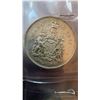 Image 1 : 1965 Canada 50 Cents 80% Silver Coin With British Arms Design