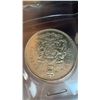 Image 1 : 1963 Canada 50 Cents Coin, 80% Silver, British Arms Reverse