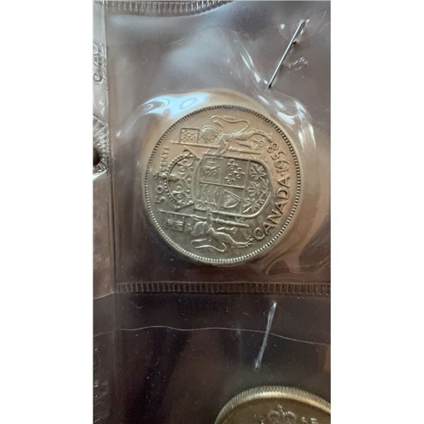 1962 Canada Silver Dollar Coin Elizabeth II