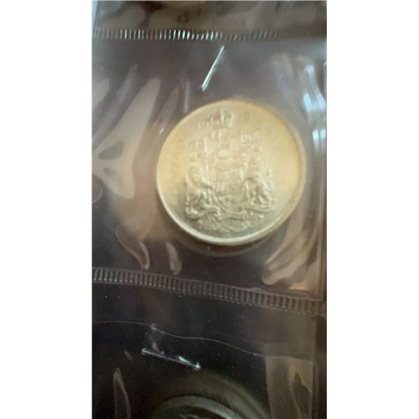 Canadian 80% Silver Coin, Queen Elizabeth II, 11.66g, 0.30 Troy Oz Silver