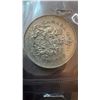Image 1 : 1961 Canada 50 Cents Silver Coin, Queen Elizabeth II, 80% Silver