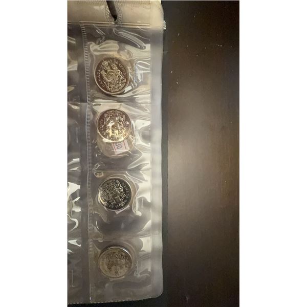 4 Canadian 50 Cent Commemorative Coins