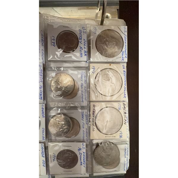 U.S. Silver Dollars and Kennedy Half Dollars Assortment