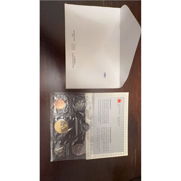 1989 Royal Canadian Mint Uncirculated Coin Set