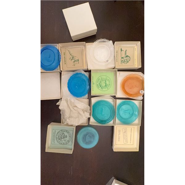 Thornton W. Burgess Society Limited Edition Glass Cup Plates Set