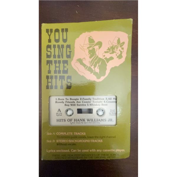 Hits of Hank Williams Jr. You Sing the Hits Cassette