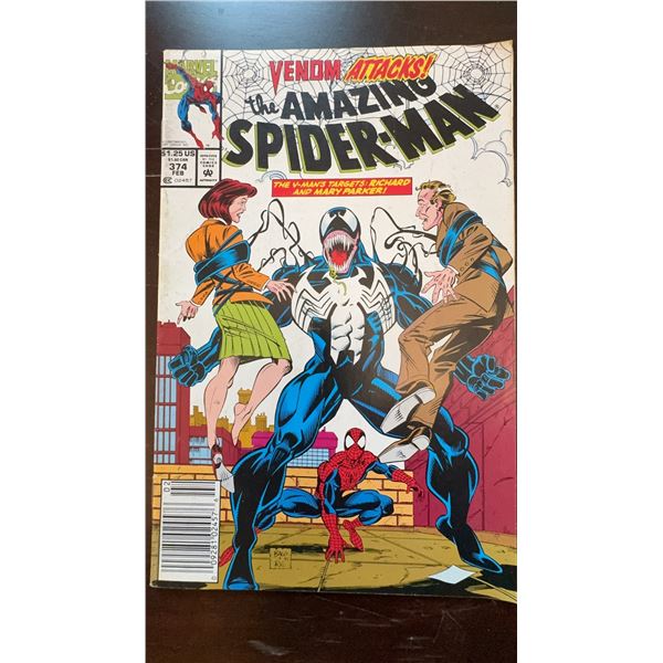 The Amazing Spider-Man #374 Marvel Comic Book (1992)