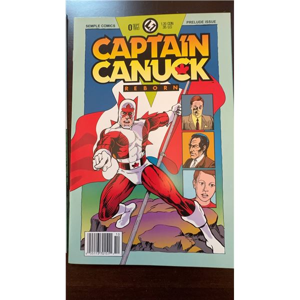 Captain Canuck Reborn Prelude Issue 0 Comic Book
