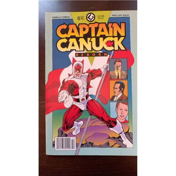 Captain Canuck Reborn #0 Prelude Issue Comic Book