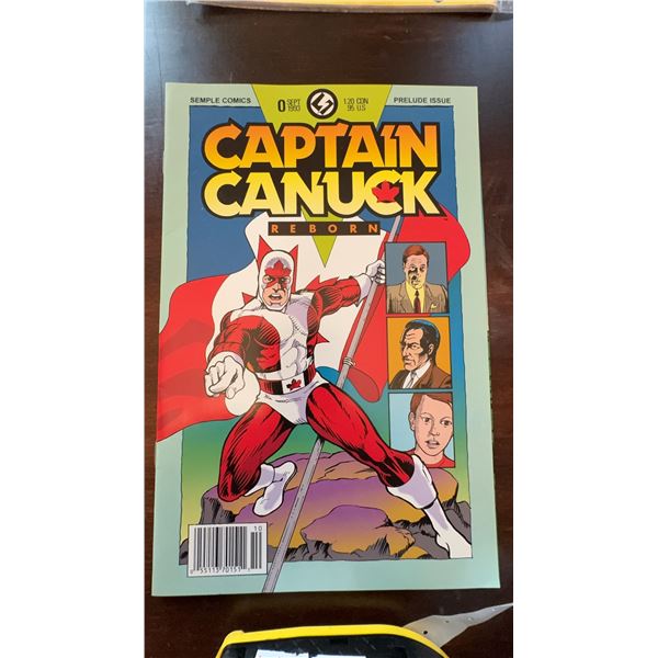 Captain Canuck Reborn Prelude Issue Comic Book