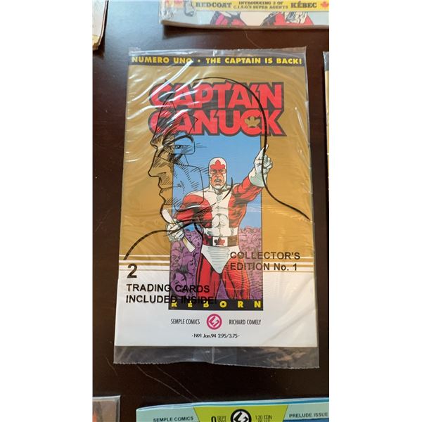 Captain Canuck Reborn Collector's Edition No. 1 with 2 Trading Cards