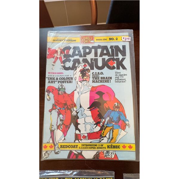 Captain Canuck No. 2 Comic, Camely Comics, 1975