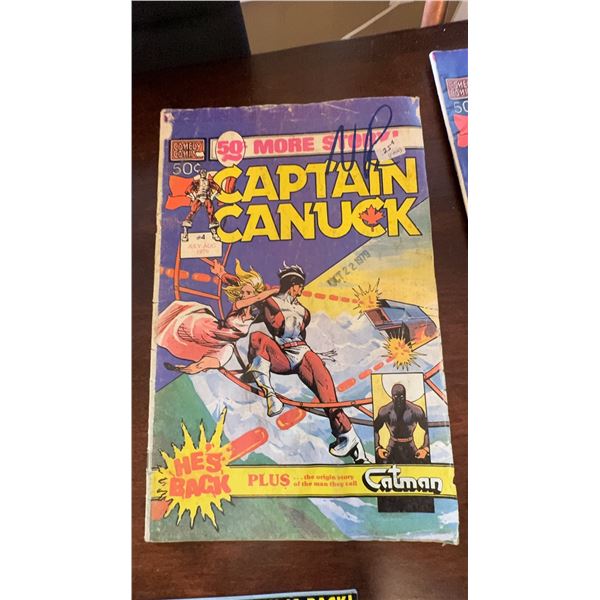 Captain Canuck Comic Issue #4 Signed