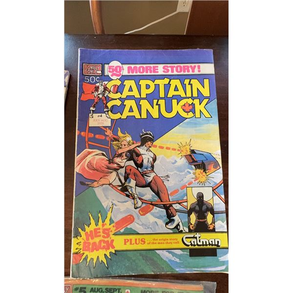 Captain Canuck No. 4 July 1976 Comic Book