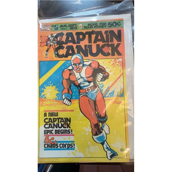 Captain Canuck #5 Comic Book August 1979