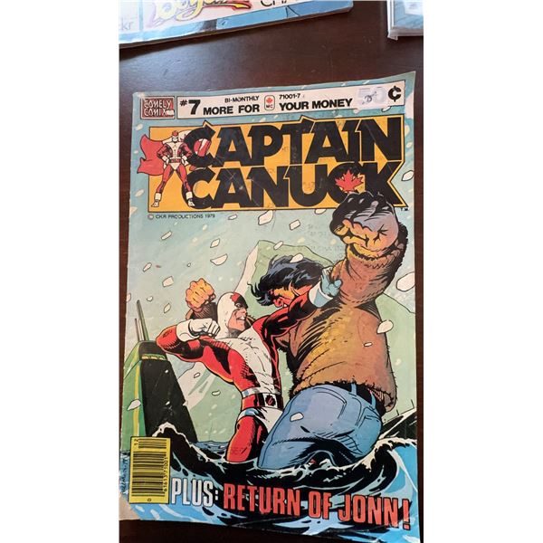 Captain Canuck #7 Comic Book 1979 CKR Productions