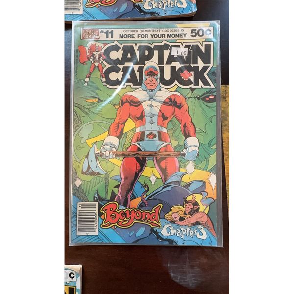 Captain Canuck Comic Book Issue #11 October 1981
