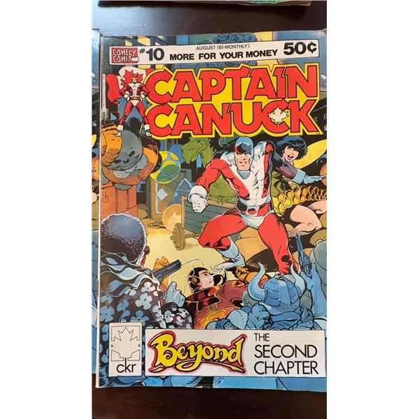 Captain Canuck Comic Issue #10 August (Bi-Monthly)