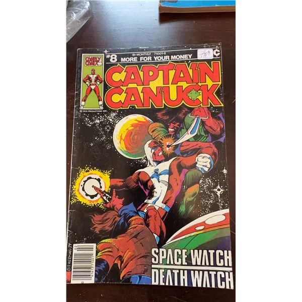 Captain Canuck Comic Book Issue #8 Space Watch Death Watch